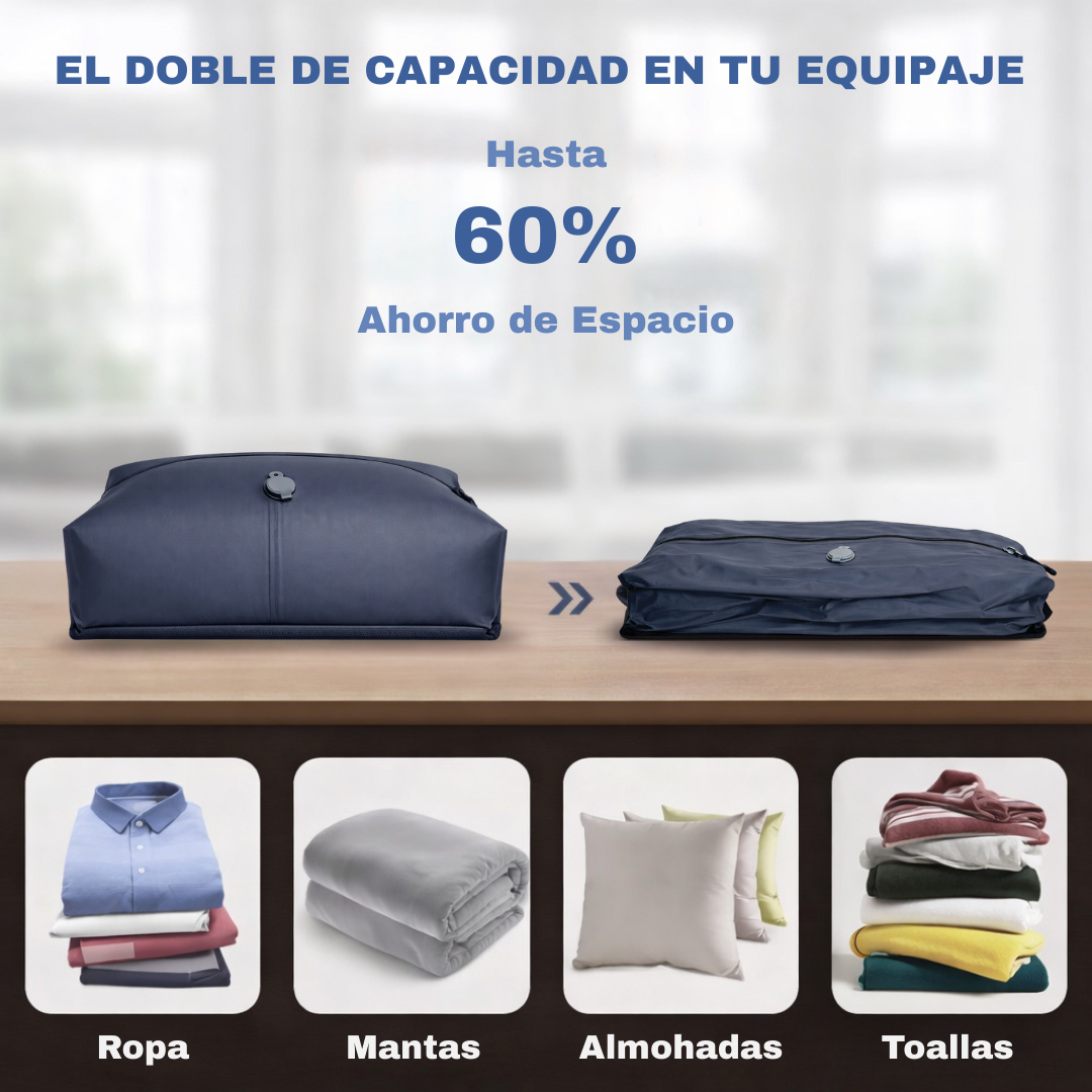 TravelCompact | Kit de Compresión al Vacío para maleta